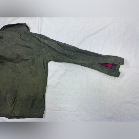 The Hundreds x Public Label Field Jacket Waxed Cotton Plaid Lined Corduroy Zip S - Picture 8 of 16